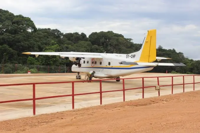 Construction de l'aérodrome de Walikale